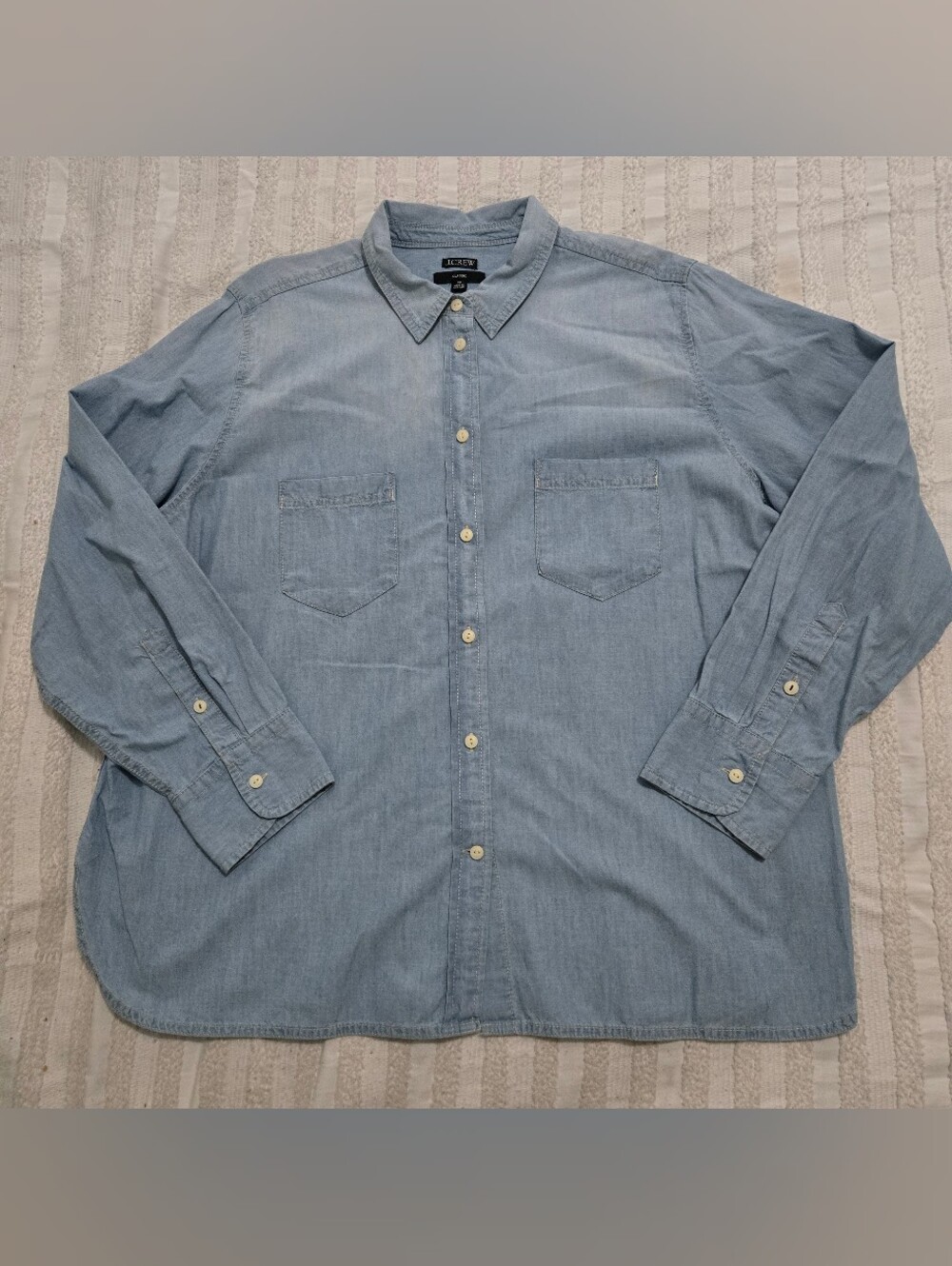 J. Crew - Denim Chambray Button Down Shirt